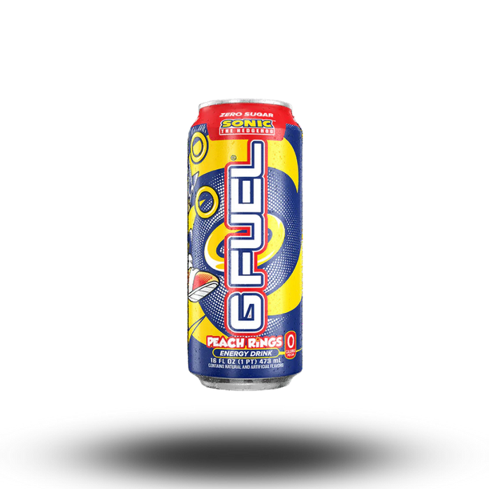 Gfuel Peach Rings Zero Sugar Sonic 473ml