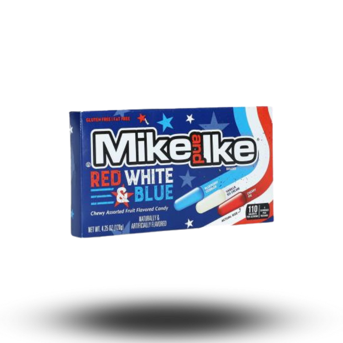 Mike and Ike Red, White & Blue 120g