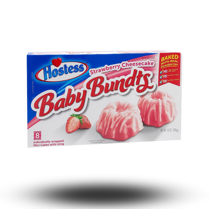 Hostess Baby Bundts Strawberry 284g